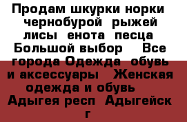 Продам шкурки норки, чернобурой, рыжей лисы, енота, песца. Большой выбор. - Все города Одежда, обувь и аксессуары » Женская одежда и обувь   . Адыгея респ.,Адыгейск г.